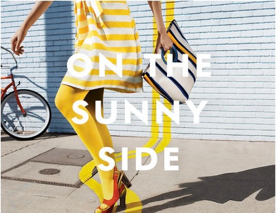 Kate spade 10 Holland street yellow positive thinking lockdown