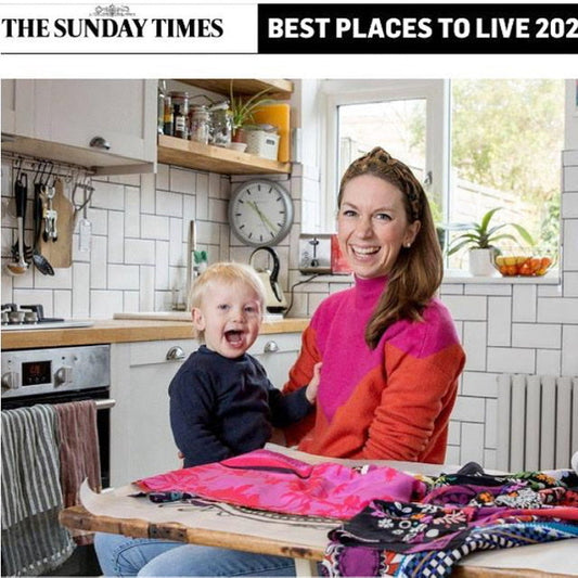 The Sunday times textile designer Lauren Barfoot from 10 Holland Street
