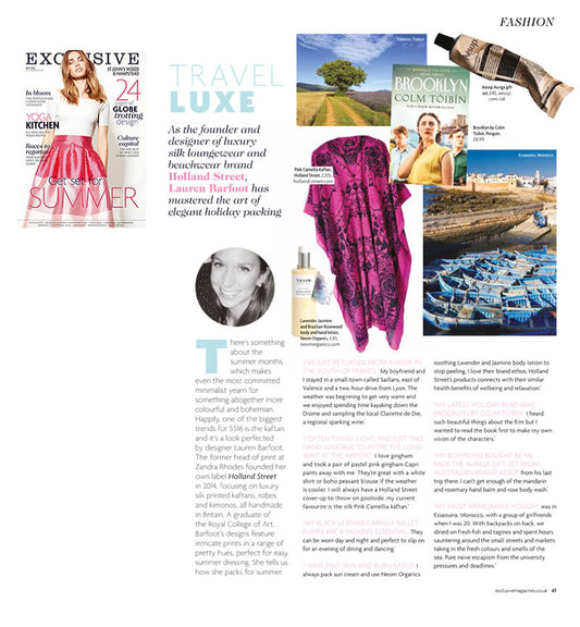 exclusive magazine Holland Street Summer Fashion