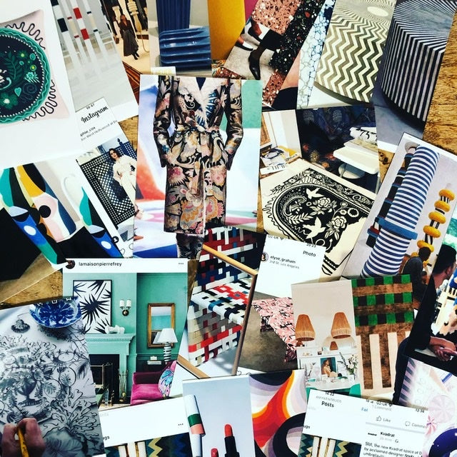 10 Holland street design moodboard research textiles