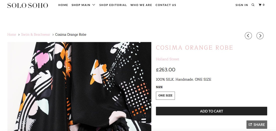 SOLO SOHO Brand New Stockist