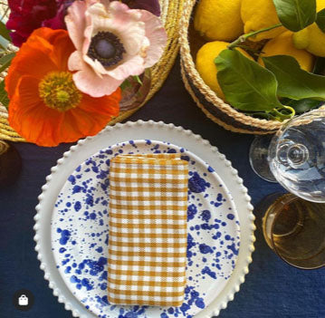 10 Holland Street Gingham napkin Linen