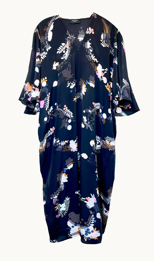 Cosima Long Silk Dress