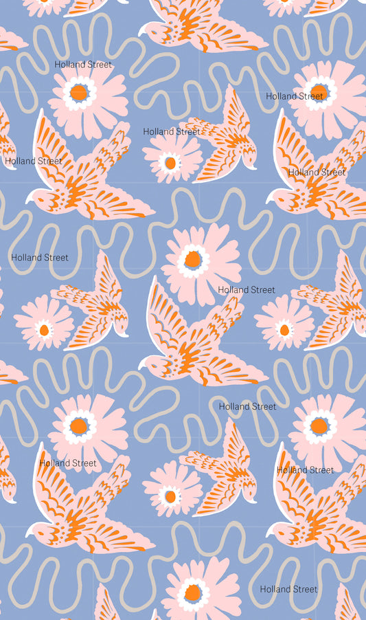 Flight in Cornflower