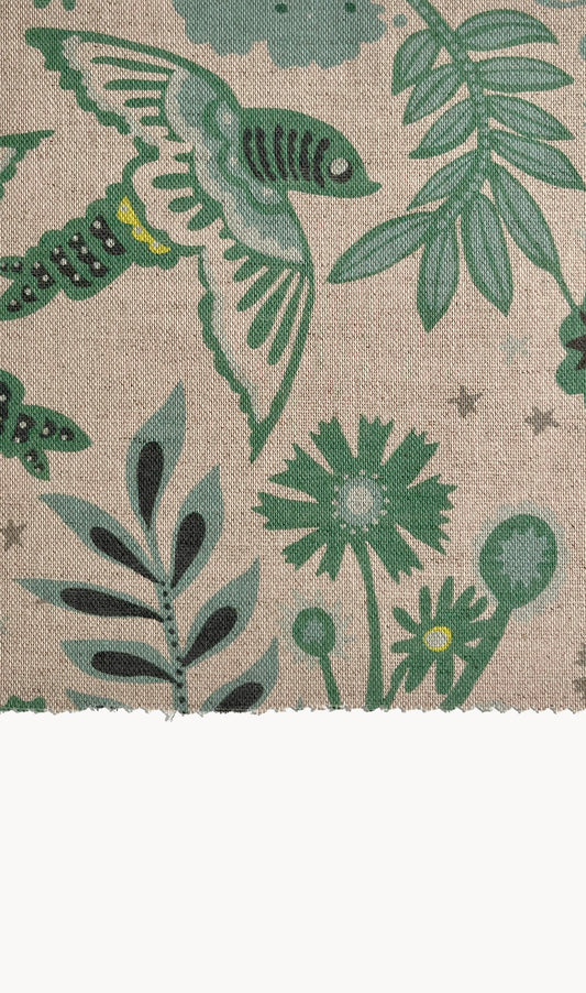 Park Life in Blush (Natural Linen)