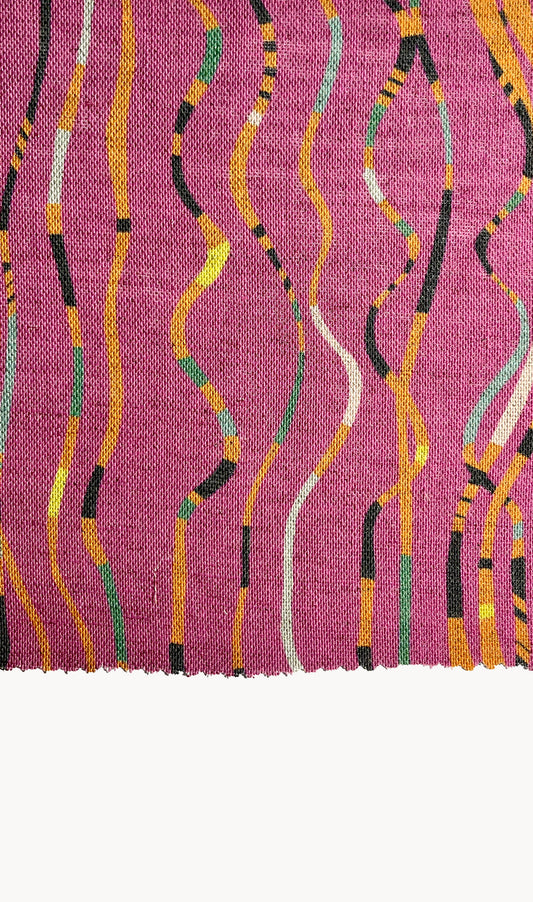 Pick-Up Sticks in Carnival (Natural Linen)