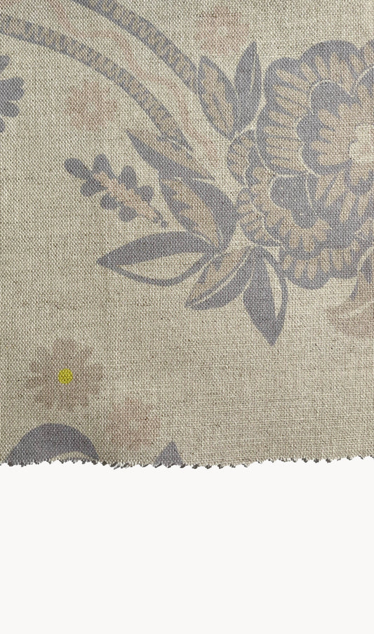 Ribbon in Cornflower (Natural Linen)