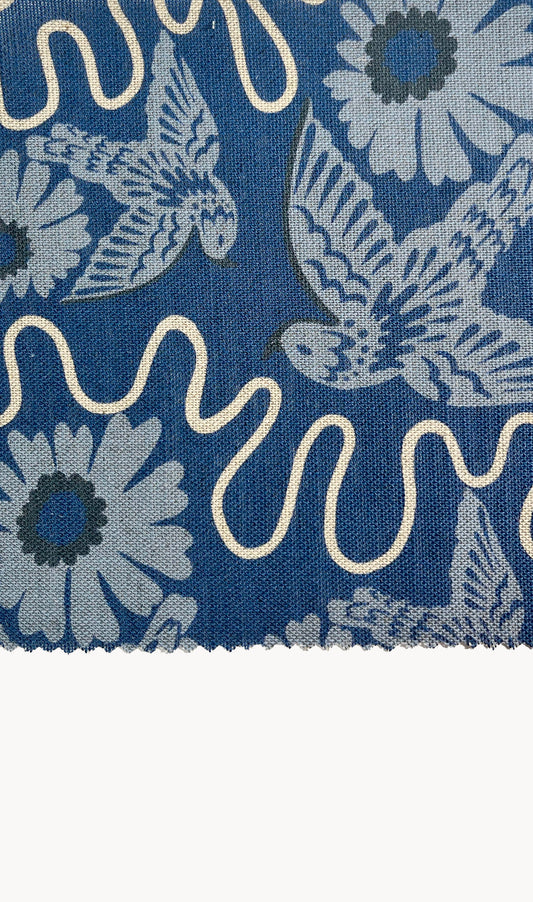 Flight in Midnight (Natural Linen)