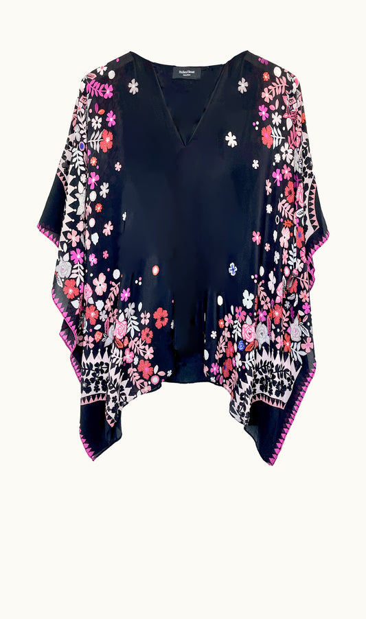 Sakura Bloom Short Kaftan