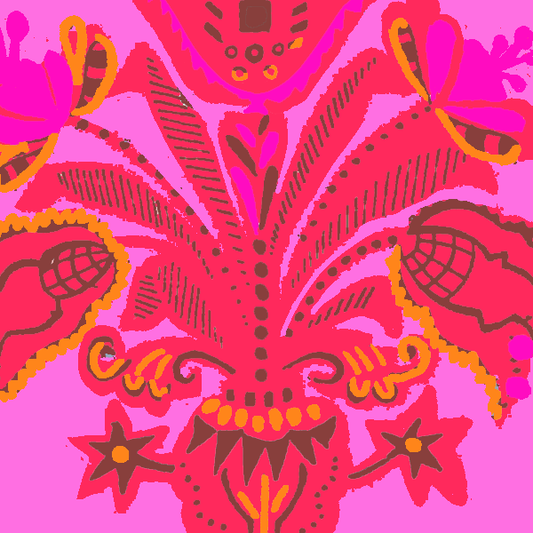 Vases in Daring Radish