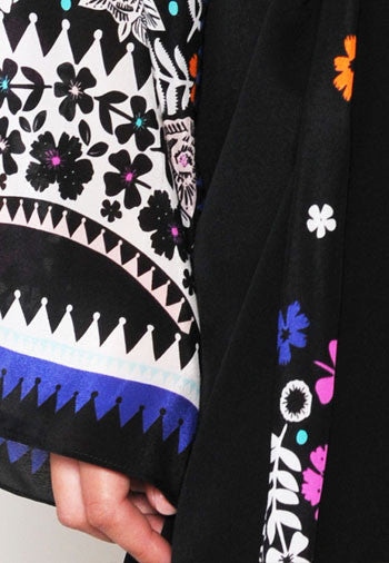 Candy Crush silk robe, kaftan Holland Street beachwear