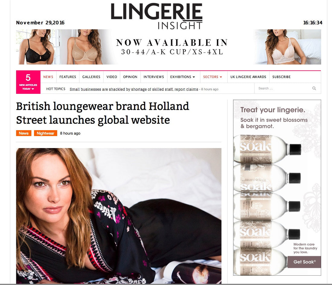 Holland Street lingerie loungewear 