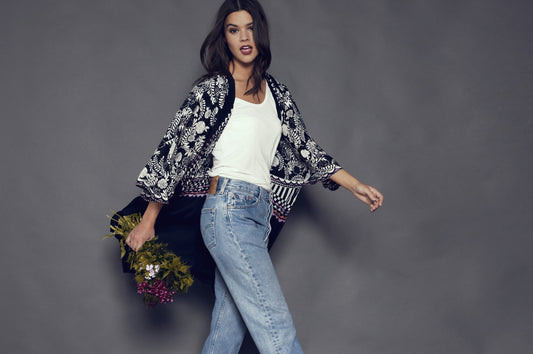 Holland Street Silk Kimono Aurelia Rose