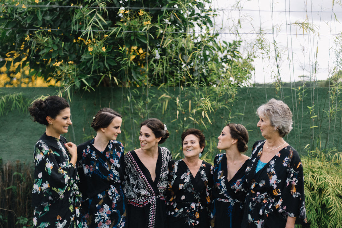 Holland Street Bridal, silk wedding kimonos and robes