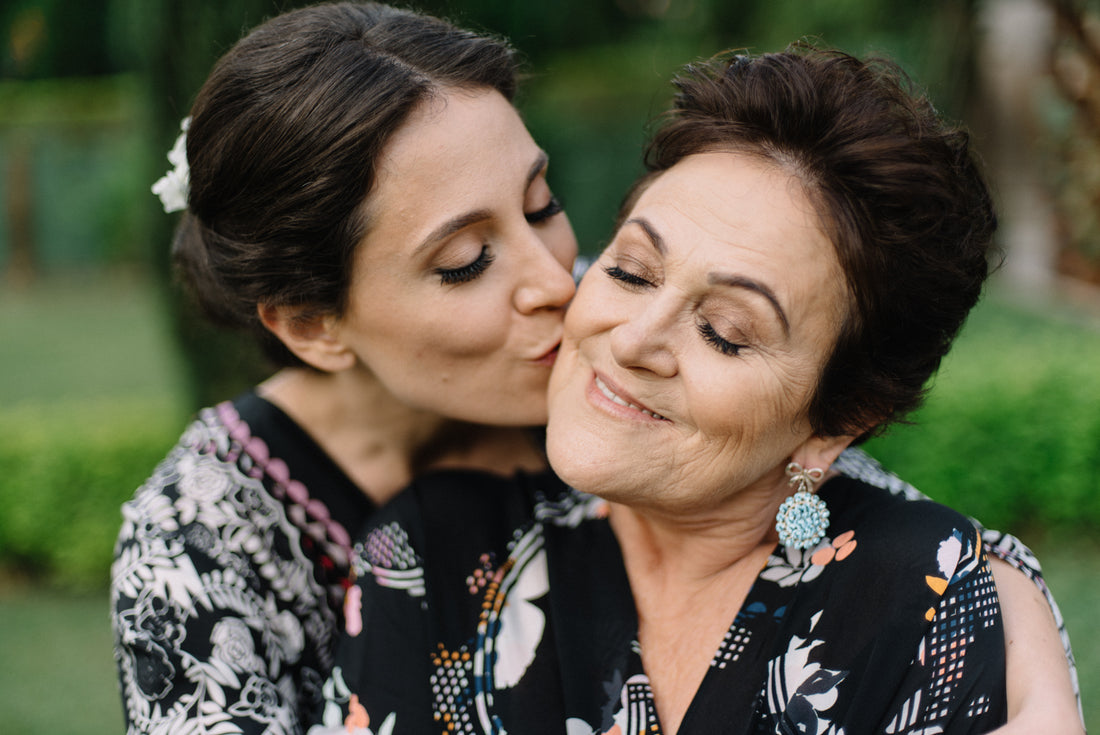 Bridal kimonos. We love this sweet mother and daughter video sent to us recently.