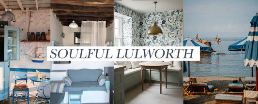 Soulful Lulworth Interior Design Moodboard and places to visit in the area
