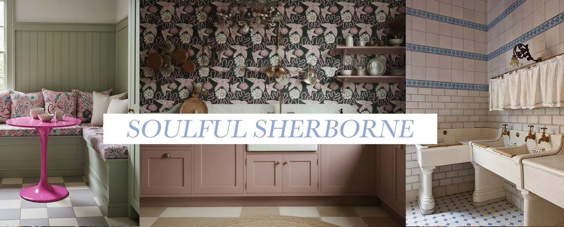 Soulful Sherborne Wallpaper and luxury designer fabrics from Holland Street