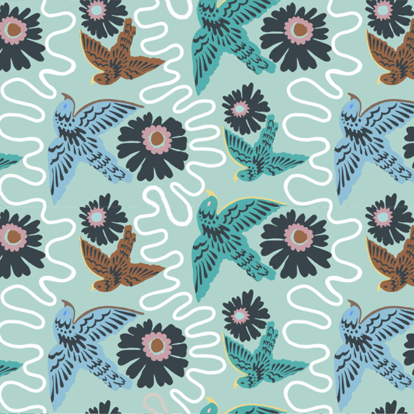 Flight Linen Print from Holland Street England