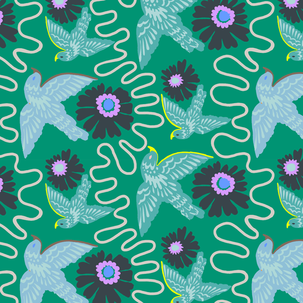 Flight in Radiant Shamrock