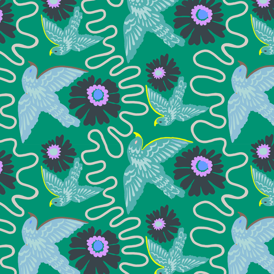 Flight in Radiant Shamrock