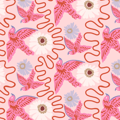 Flight in Slinky Pink