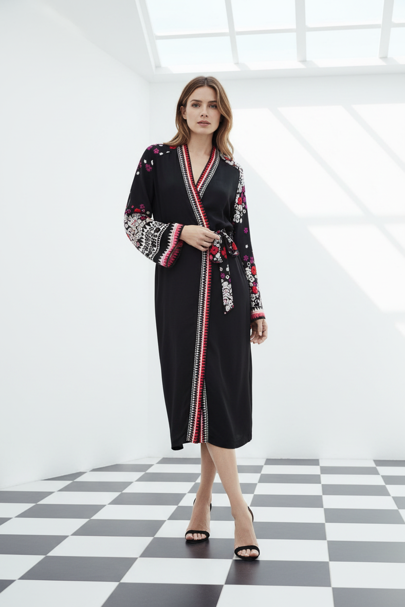 Azalea Silk Robe