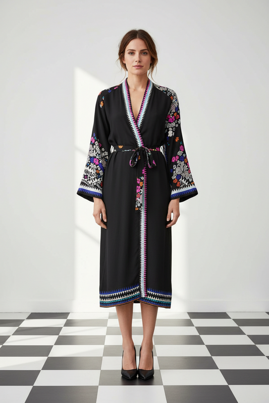 Crush Silk Robe