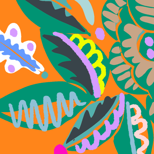 Ribbon in Daring Carnival (Orange)