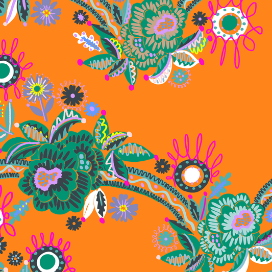 Ribbon in Daring Carnival (Orange)