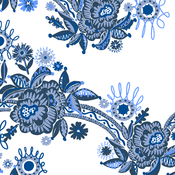 Ribbon in Empowered Midnight (White)