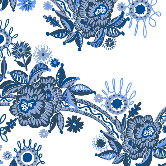 Ribbon in Empowered Midnight (White)