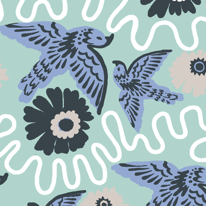 Flight in Soulful Lulworth II (Light Blue)