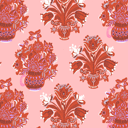 Vases in Slinky Pink