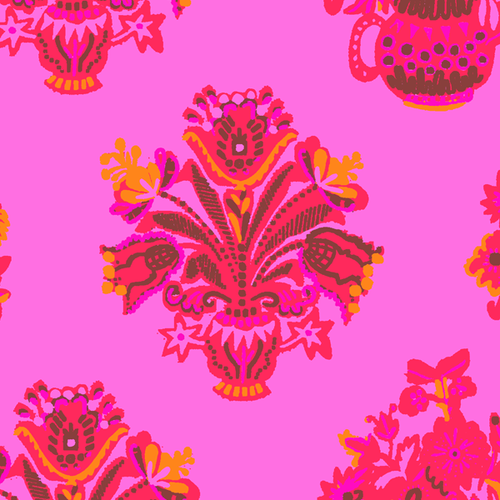 Vases in Daring Radish