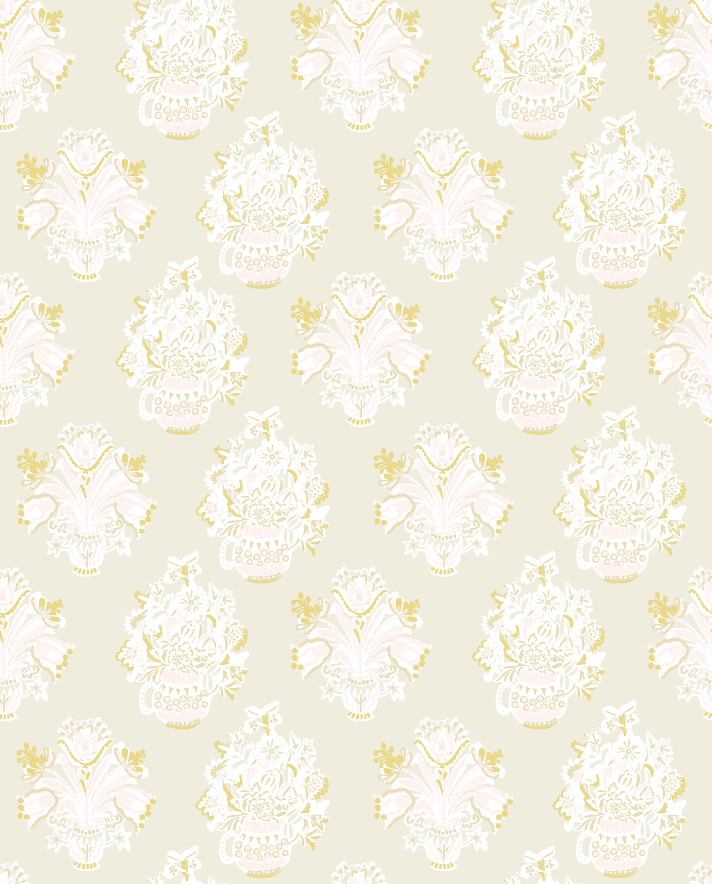 Vases in Cocooned Buttery Yellow