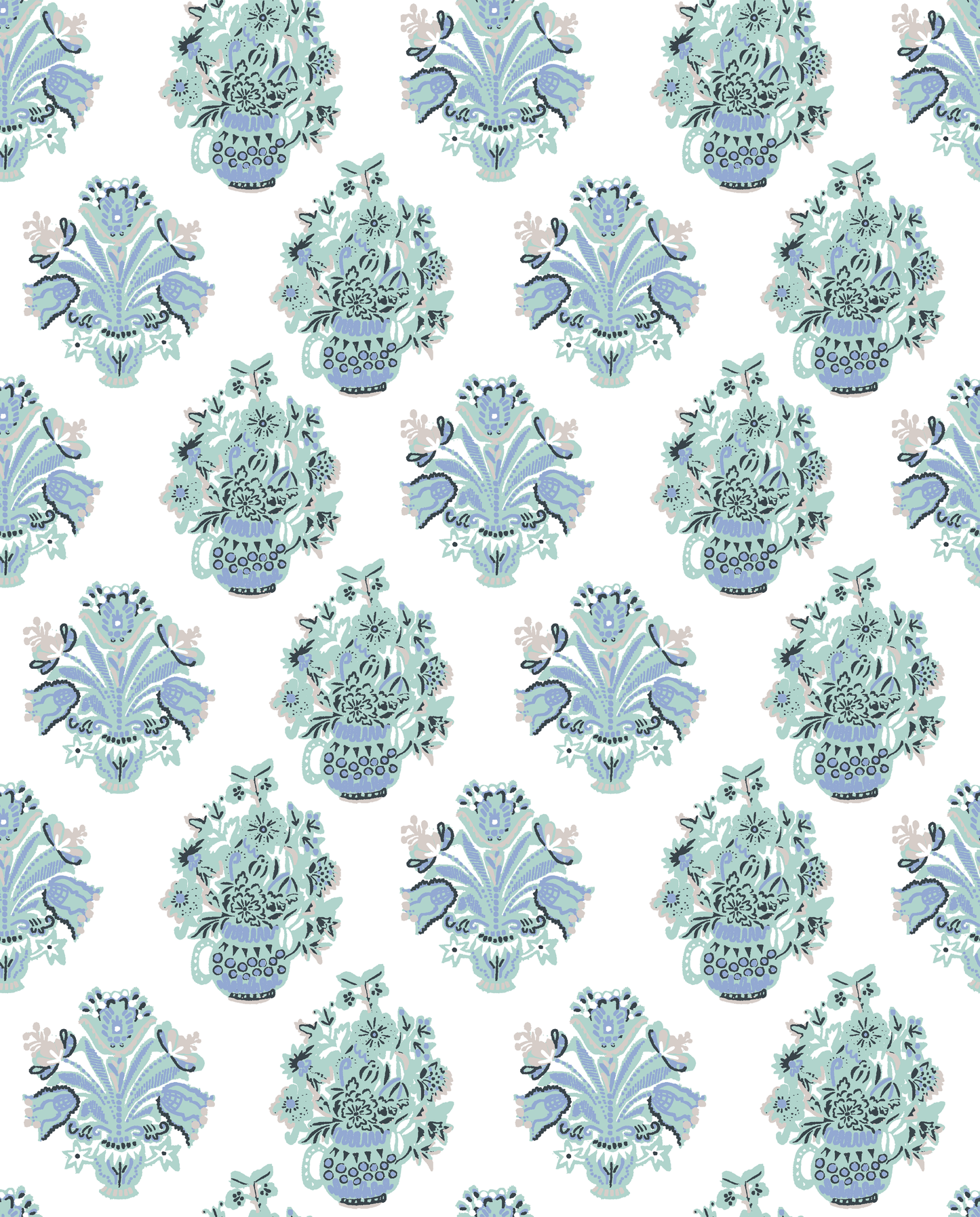 Vases in Soulful Lulworth (Design 2)