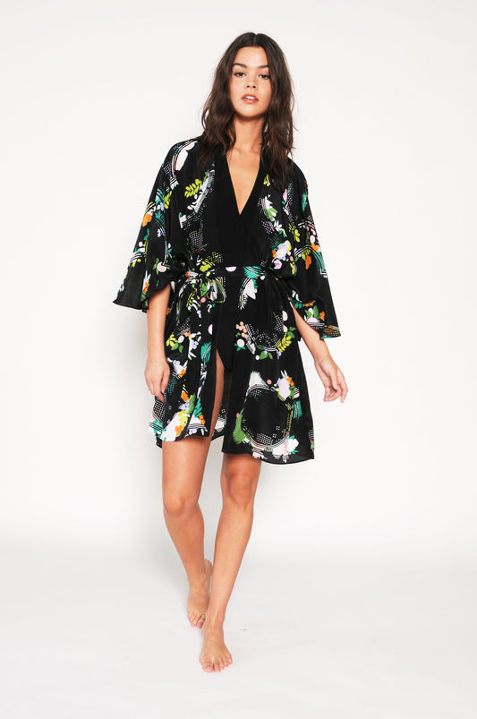 silk kimono, cosima, holland street beachwear