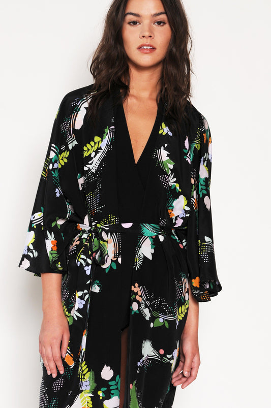 silk kimono, cosima, holland street beachwear