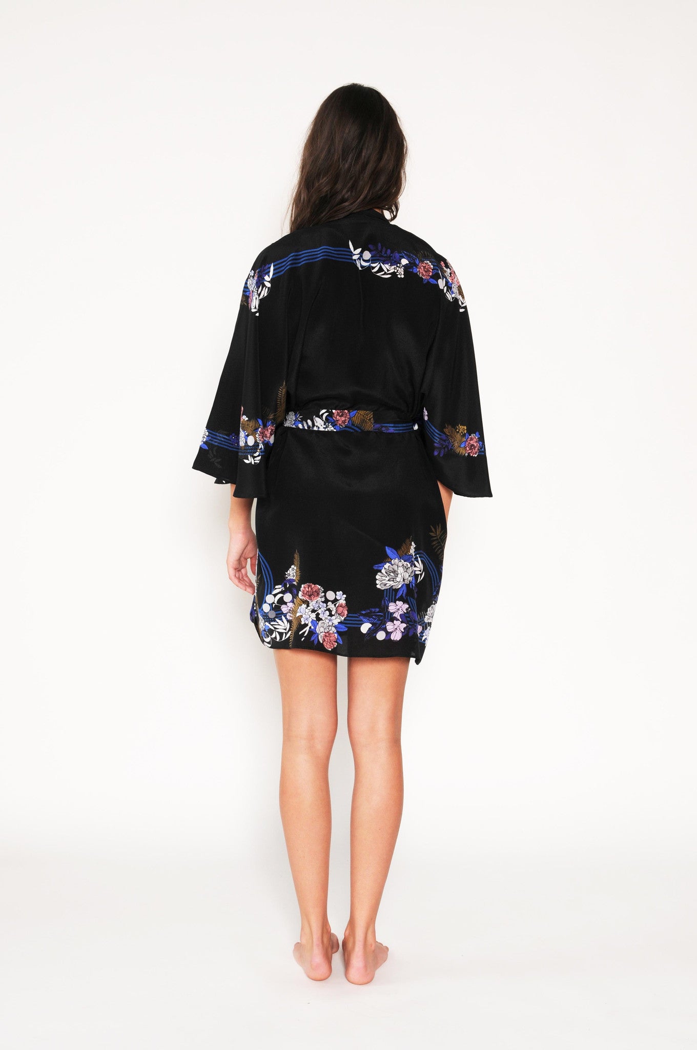 Holland Street Silk Kimono 'Luisa' loungewear, beachwear