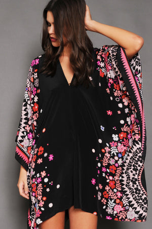 Holland Street's Silk Kaftan Sakura Bloom beachwear