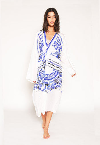 Holland Street's Silk Robe 'Tanaka Lily'
